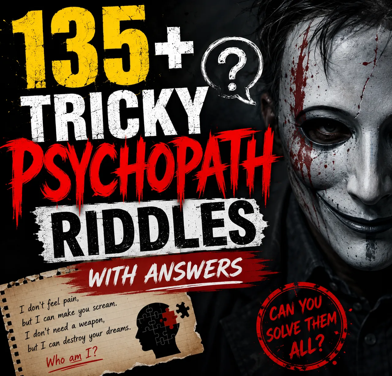 "Psychopath Riddles With Answers"