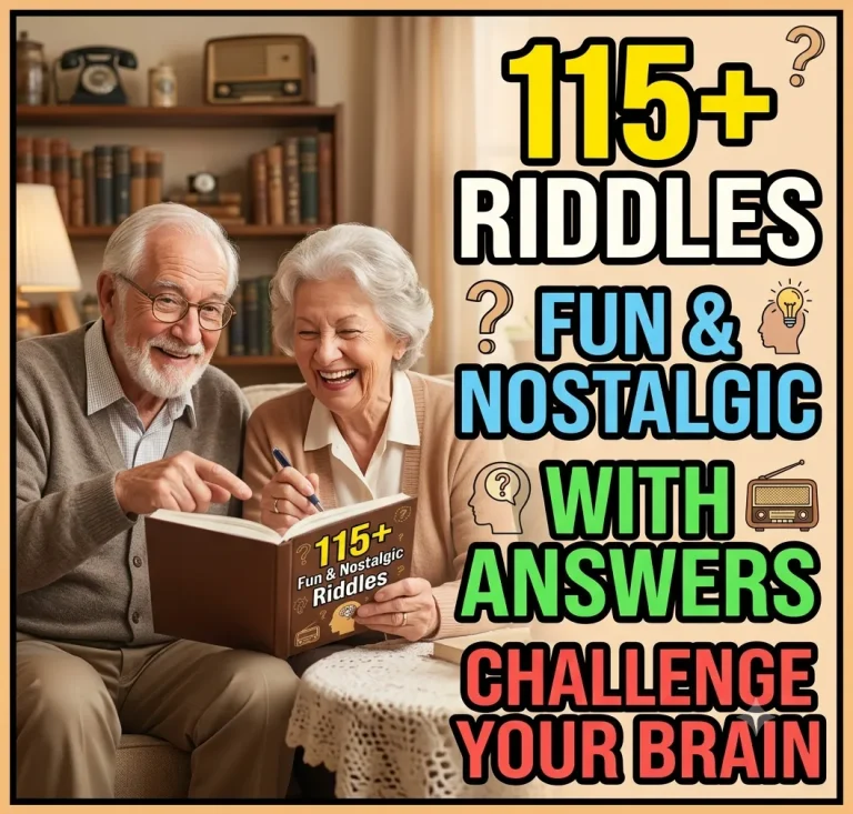 "Riddles for Seniors With Answers"