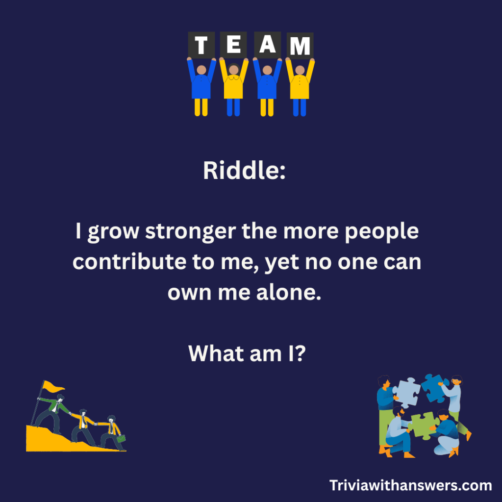 "Team Building Riddles With Answers for Adults"